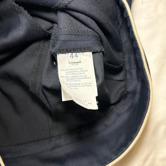 Elegant Alain Manoukian Skirtsuit - black with white trim - Size 44 - Picture 4 of 16